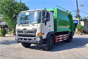 Xe cuốn ép rác 14 khối Hino - Đời  2025